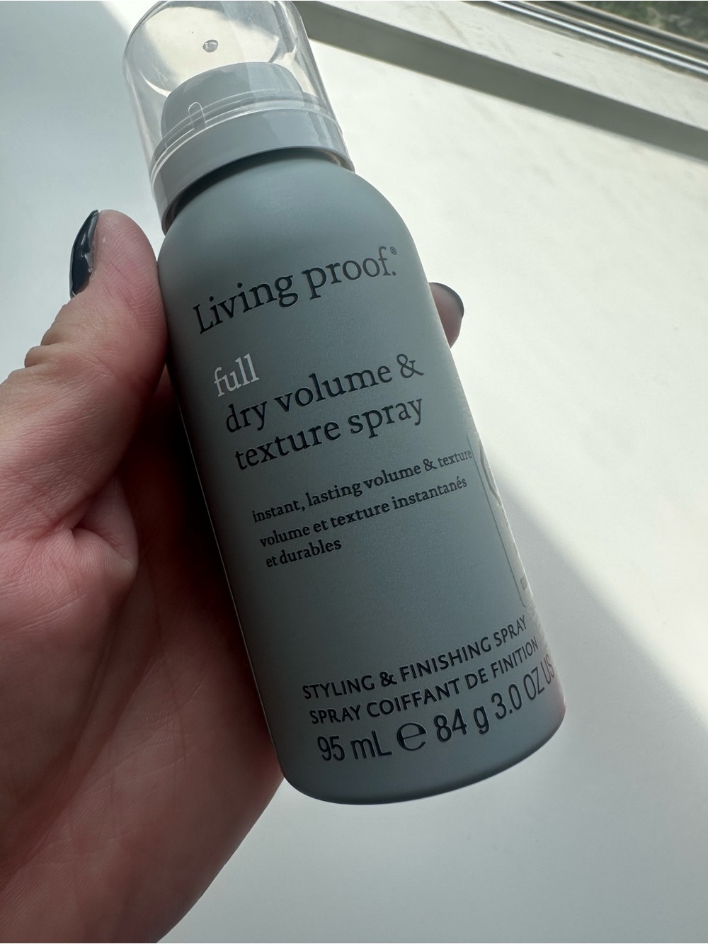 Living Proof Full Dry Volume & Texture Spray — Gray Bottle